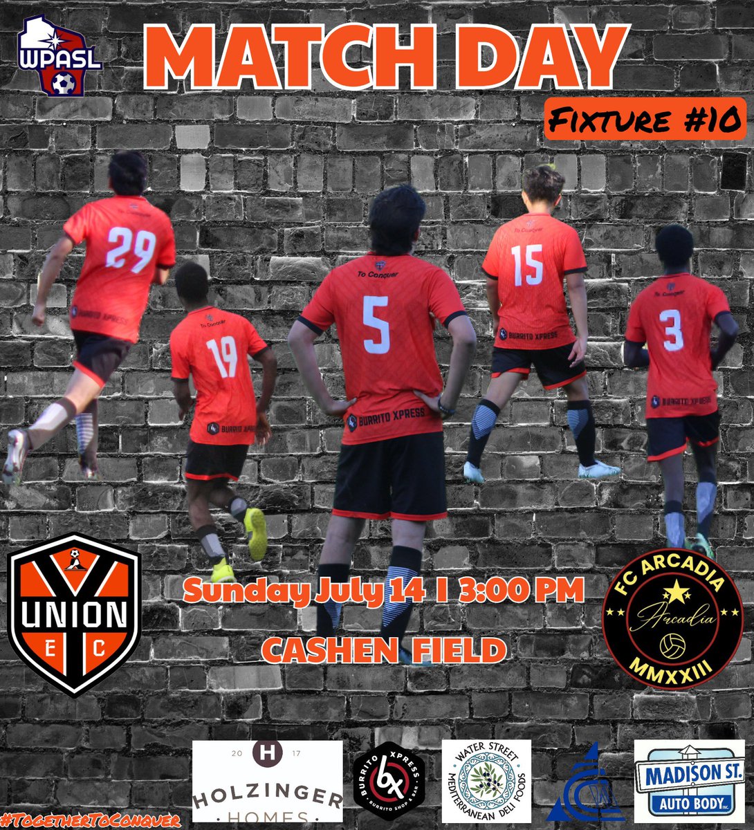 UnionECFC's tweet image. Final game of the regular season.

#TogetherToConquer