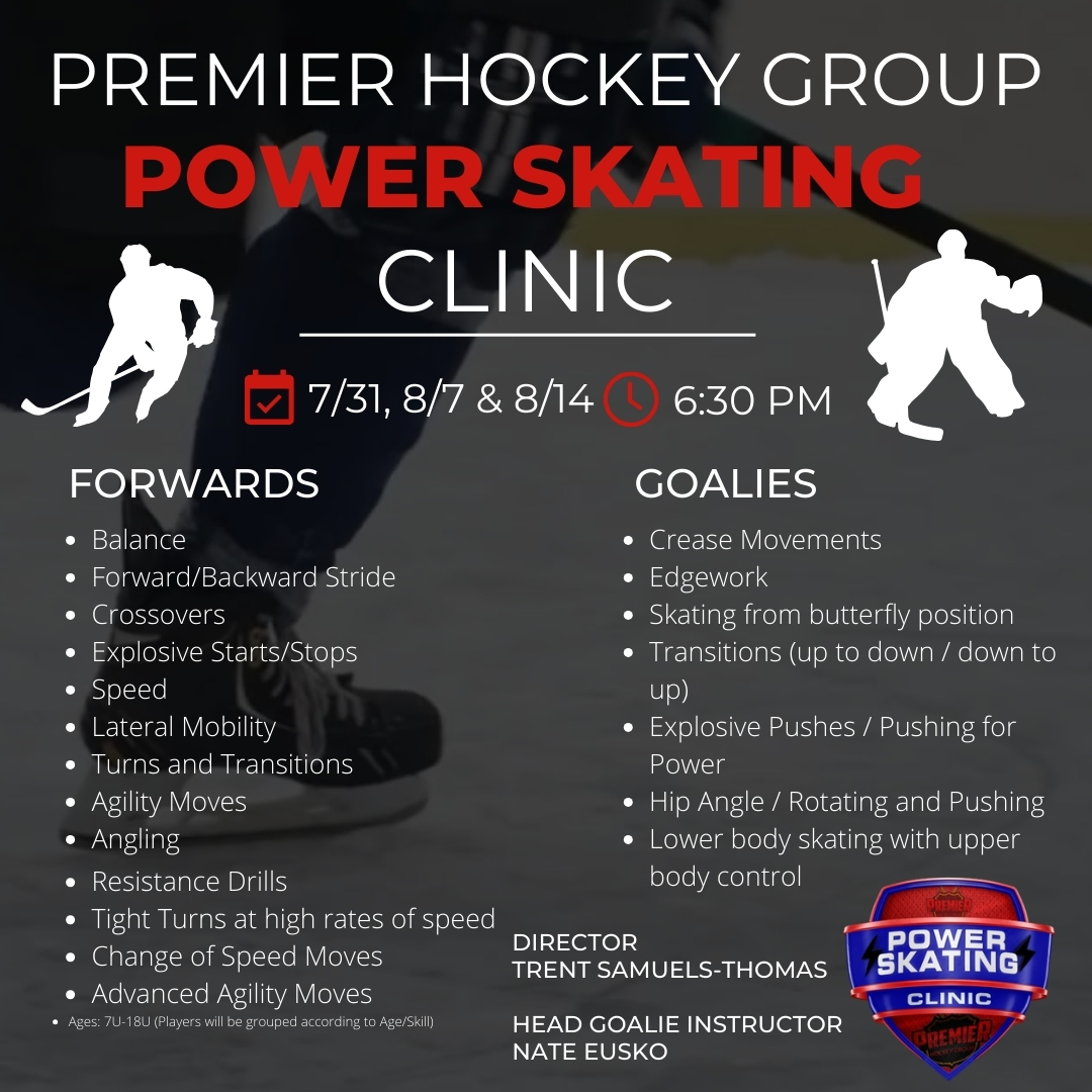 CTChiefsHockey's tweet photo. Skater or goalie? Our Power Skating Camp has you covered! 🏒🥅 Improve speed, agility, and skills with expert coaching. Limited spots! 

Register now! 
https://t.co/N2Mg2trVrE

#powerskating #hockeycamp #goalies #skaters https://t.co/cWoSLH9a6O