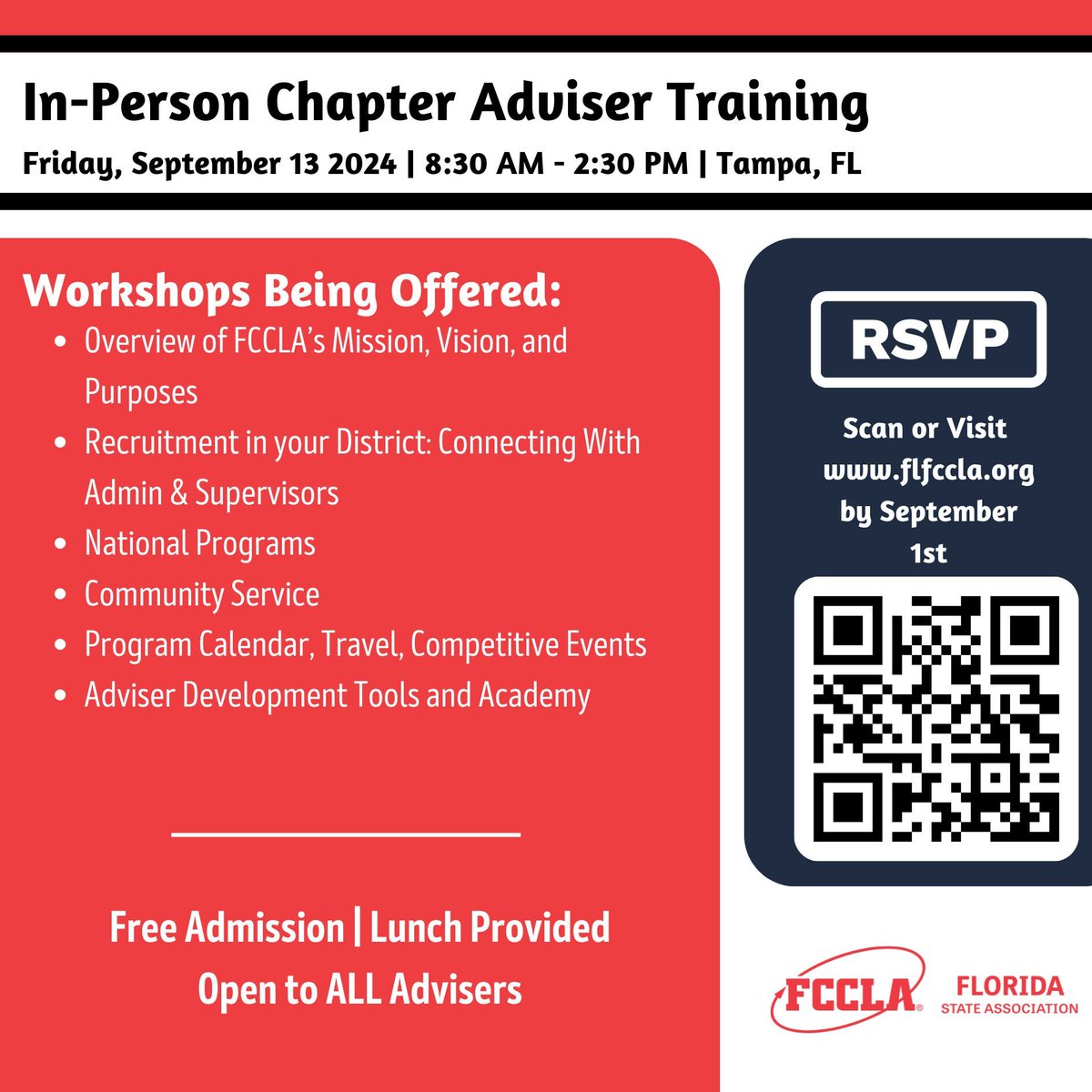 Fccla Qr Code Attention all #FLFCCLA Advisers! Registration for our second Chapter ...