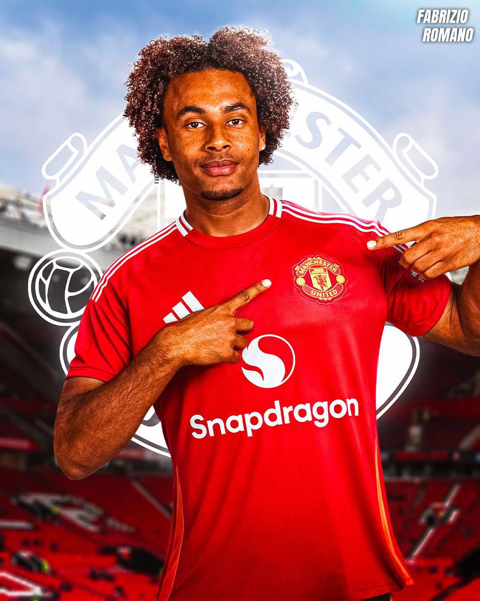 <a href="/FabrizioRomano/">Fabrizio Romano</a> Let's welcome Joshua Zirkzee to Manchester United with a like❤️, let's go utd!
#MUFC