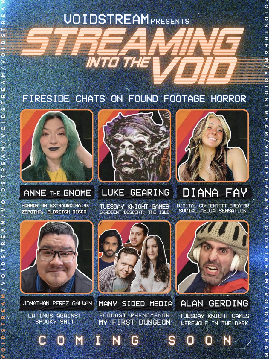 We humbly present the beginnings of our TTRPG weirdo @backerkit brain trust for our new <a href="/MothershipRPG/">Mothership</a> analog horror adventure toolkit, featuring <a href="/annethegnome/">Gnome Anne May Perceive Me</a>, <a href="/LukeGearing/">Luke Gearing</a>, and more!