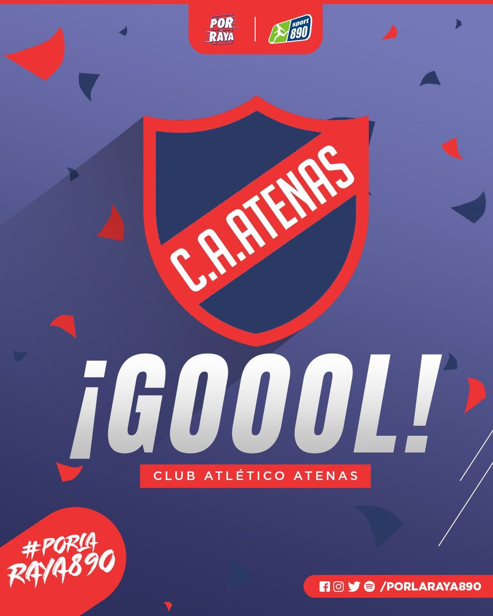 PorLaRaya890's tweet photo. #PorLaRaya890 | 𝑮𝑶𝑶𝑶𝑶𝑶𝑶𝑶𝑳 de #Atenas Bruno Serrón 66’ 

📍Parque Palermo 

#LaLuz 1-1 #Atenas 

👉 https://t.co/doxV2xNkJH https://t.co/gjNlZqrkhS