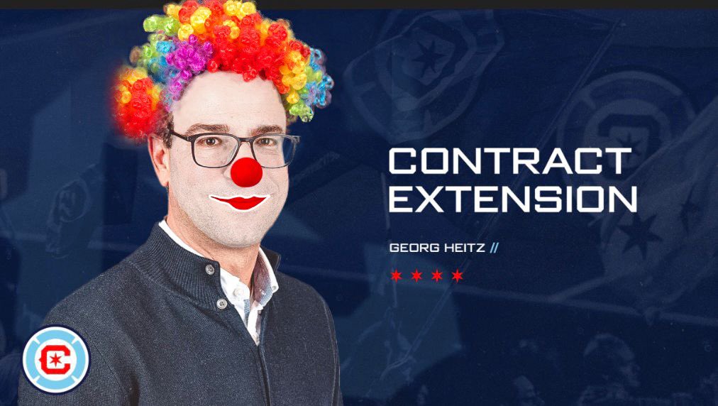AveDeFuego29's tweet photo. Everyone is annoyed of the circus of a club @ChicagoFire has become #cf97
#HeitzOut #PelzerOut #KlopasOut https://t.co/egQD5AS78K