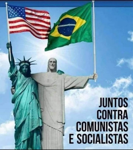 BolsoMito380's tweet photo. Bolsonaro e Trump contra o eixo do mal
🇺🇸🤝🇧🇷 https://t.co/0stWFpL7RR