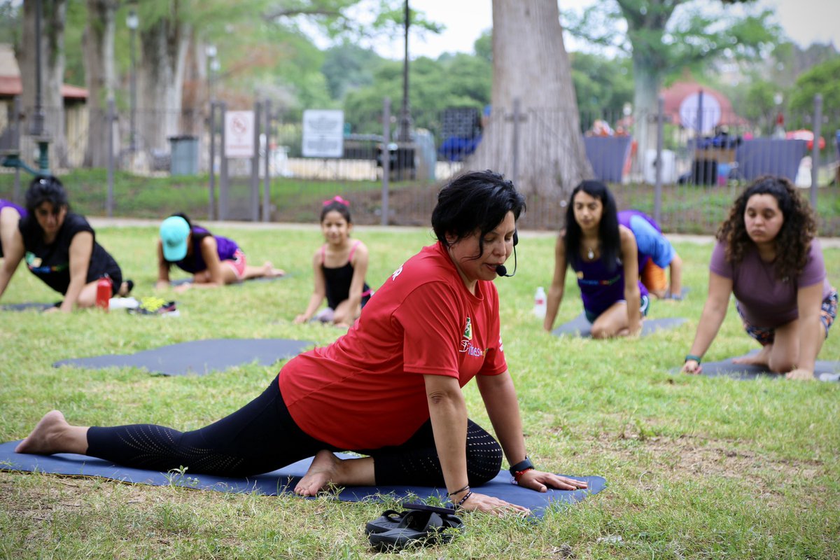 SAParksandRec's tweet photo. TY for joining us at our #FitnessInThePark Showcase event! πΏ
We brought 20 minute demos of Fit Camp, Yoga, and Aqua Zumba classes to San Pedro Springs Park! πͺπ§ββοΈ We hope you had an AMAZING time trying new classes and meeting our GREAT instructors! π
#SAParksAndRec https://t.co/5yQpUgJG7X
