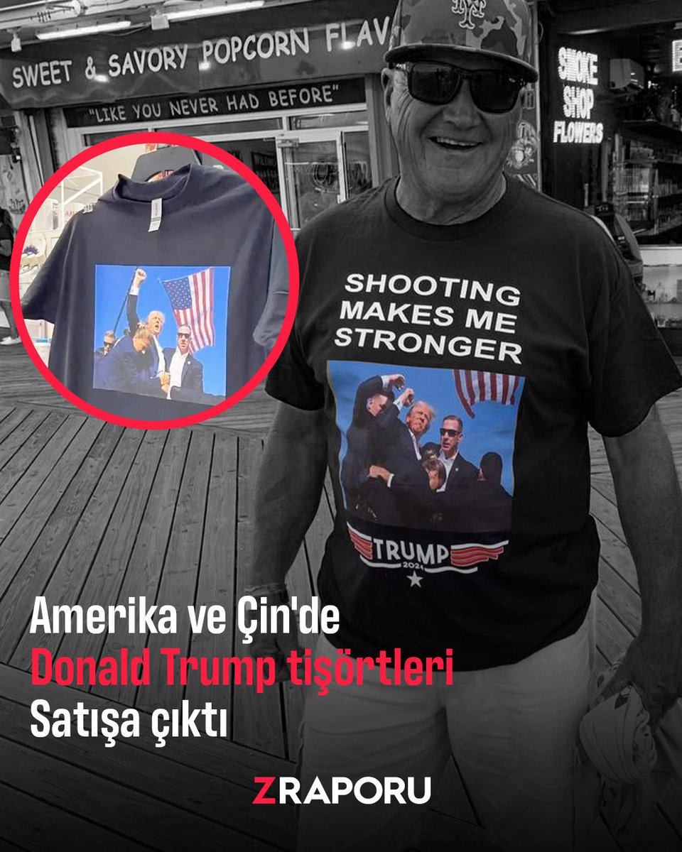 zraporucom's tweet image. 👕Donald Trump&apos;a karşı gerçekleşen suikast girişimi sonrasında ABD ve Çin&apos;de olaya ait tişörtler satışa çıktı

#donaldtrump #abd #çin #satış #tişört