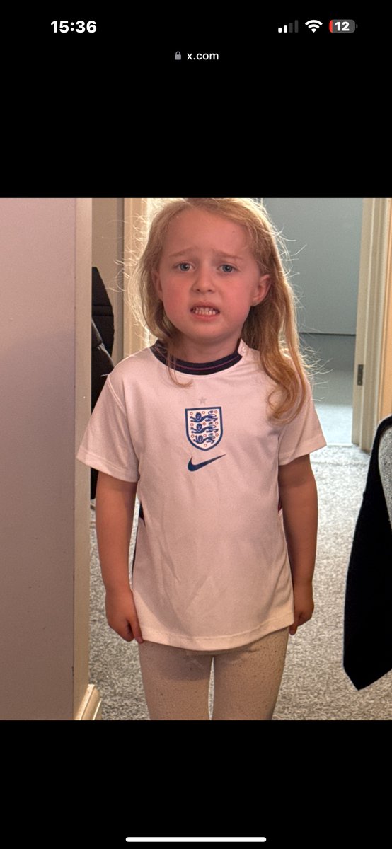 Danielj2991's tweet photo. #SSNThreeLions 
Florence five ready for the football she says come on England https://t.co/IgoIq3aON7
