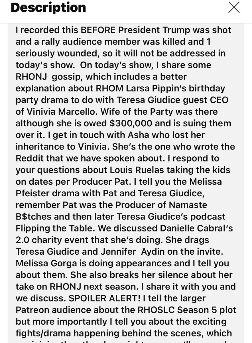 Danawilkey's tweet photo. Ep 191 RHONJ Gorga Shows Up, Pfeister, Pat & Teresa's Story, RHOSLC S5 E... https://t.co/AIc0TjnvVb via @YouTube a taste link โฌ๏ธ #RHOSLC #bravotv #WWHL #peacocktv #RHONJ #RHOM #bravoaddict #namasterbitches #flippingthetable #SPOILER #podcast #peacocktv #curses #danawilkey ๐ https://t.co/8CELumdKxN