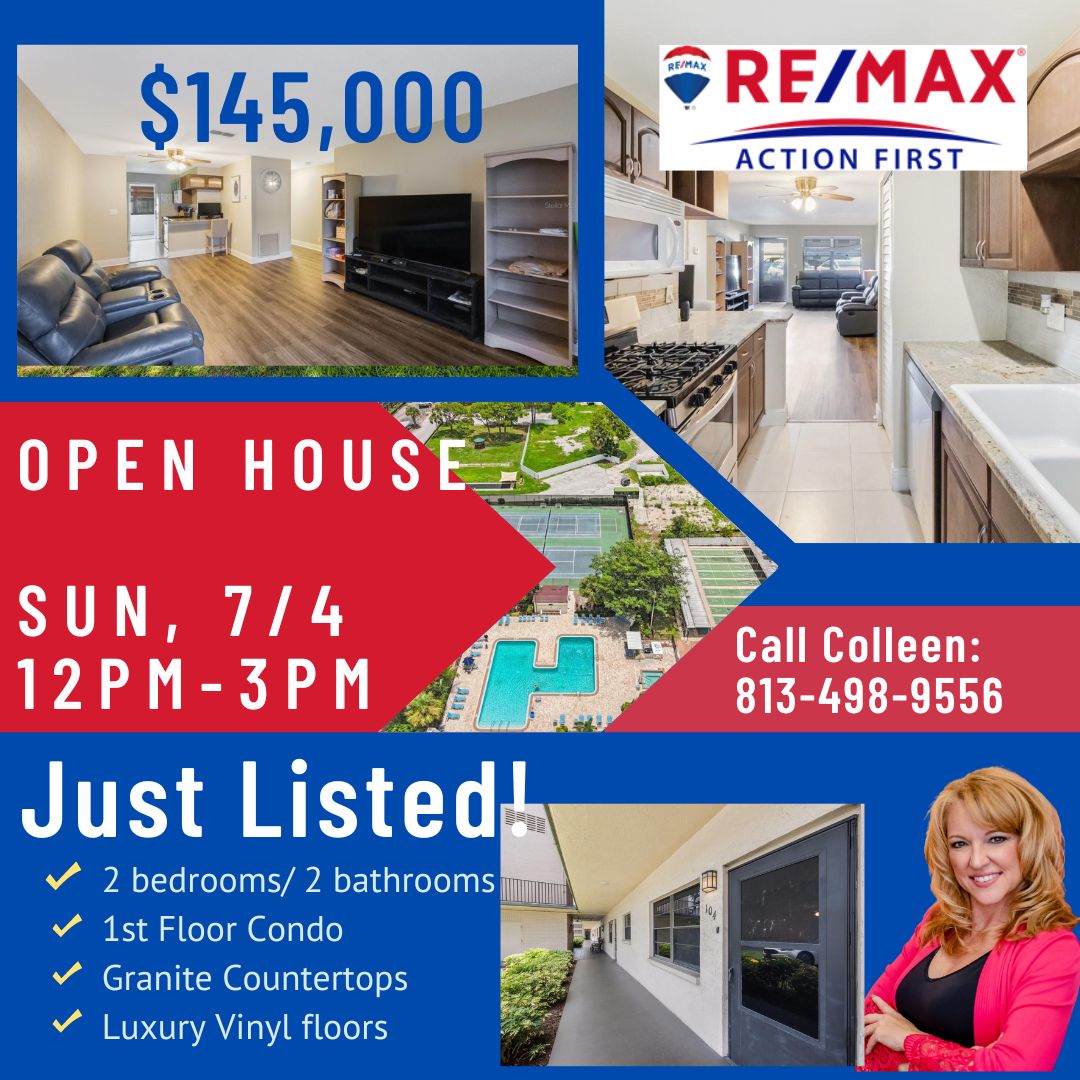YourGigGirl's tweet photo. JUST LISTED and OPEN HOUSE today!!! 2/2 condo on FIRST FLOOR in Five Towns in St. Pete Florida, 55+ community, only $145,000! Enjoy shuffleboard, tennis, pickleball, 6 swimming pools, bocci ball, several clubhouses, lots of activities to keep you busy all day long! https://t.co/LebxDjfP3Q