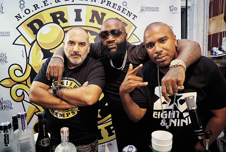 vibe927miami's tweet image. Nore, #DJEFN &amp;amp; #RickRoss! #HipHopHistory: This month in 1998, way before @Drinkchamps, @noreaga released his debut album N.O.R.E. featuring the singles "#NORE" and "#Superthug", which reached #1 on the Hot Rap Singles chart. #classichiphop #dadecounty #miamihiphop #305hiphop
