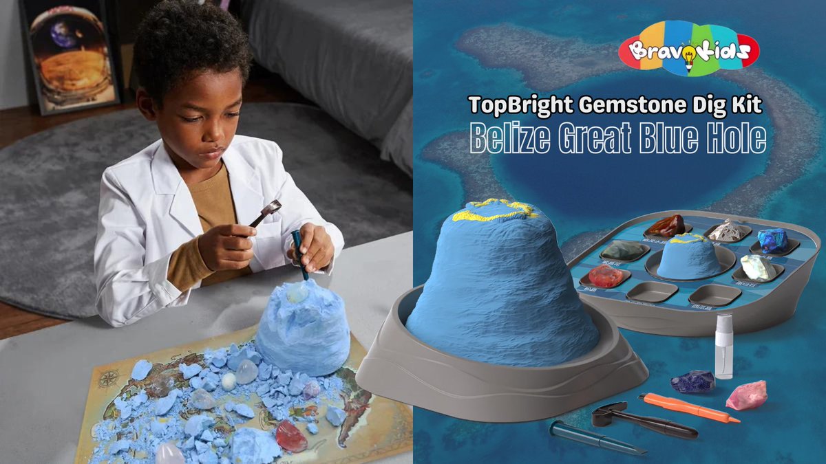 BravoKidsQatar's tweet photo. Let your little ones enjoy the wonders of the Belize Blue Hole with the TopBright’s dig kit toy at BravoKids at https://t.co/72ygI1RNEL #belize #greatbluehole #topbright #miningtoys https://t.co/4ePZcAUBjk