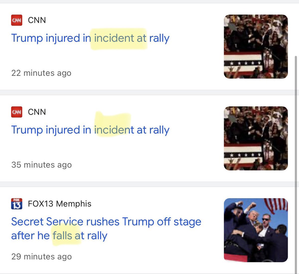 ShihamJaffer's tweet photo. Maybe @CNN @washingtonpost @FoxNews et al didn’t mention the attempted assassination because they hadn’t seen it yet on @X 🤭🤷🏽‍♀️ 🙅🏽‍♀️🤣Thanks @elonmusk and @X for actual freedom of speech https://t.co/6ZqdpftP5C