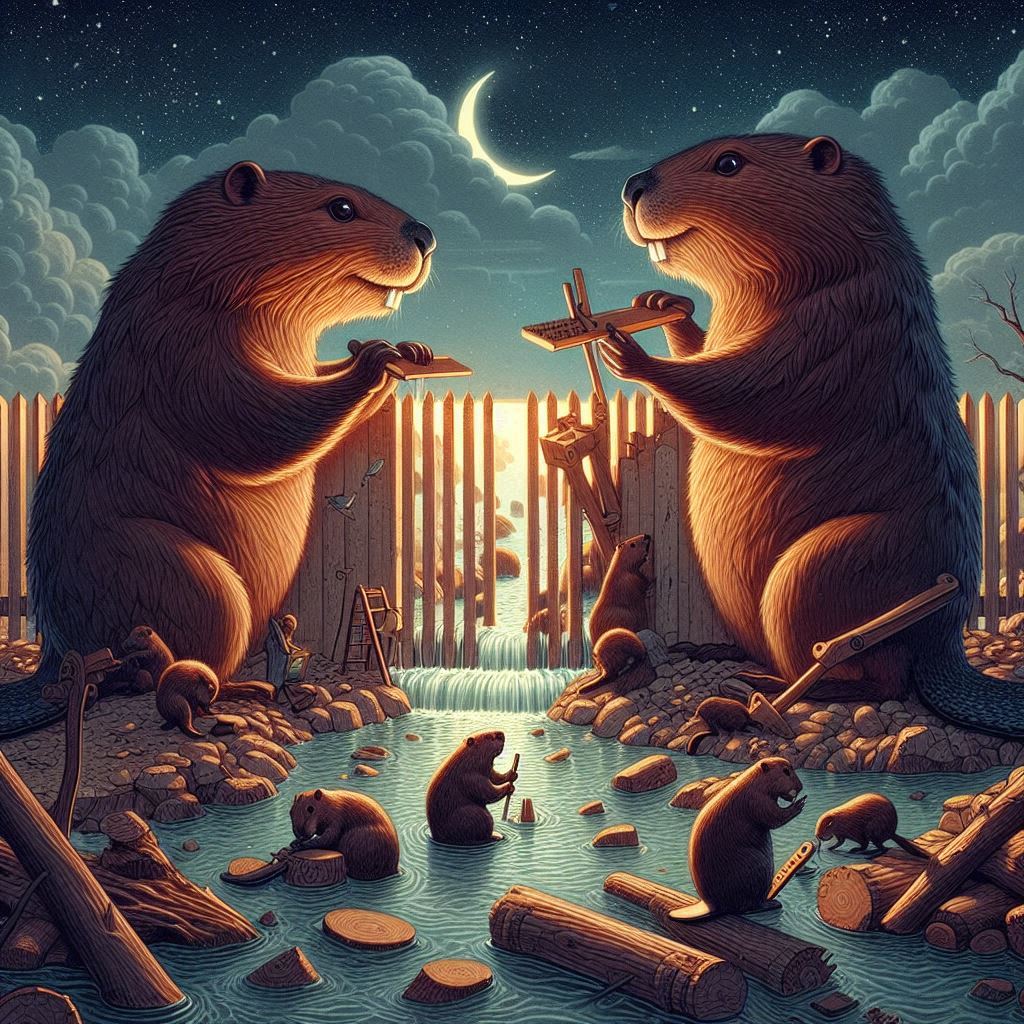 beaverland_io's tweet photo. Under the pale moonlight, The Dam stirs... ππ¦«
What wonders await in the depths?
#BeaverLand #TON https://t.co/cari1K43JP