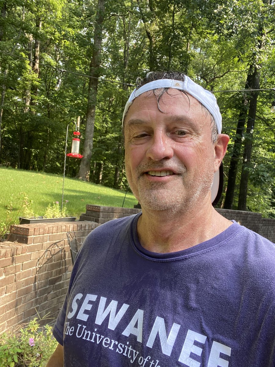 Bama26Point2's tweet image. 8:38am / 80°F * 3.15 miles in the neighborhood of 2 1/2 min run / 1 min walk intervals for 33:33 * good intentional dehydration sweatfest as the TDF prepares for another exciting stage finish climb and Carlos is dominating at Centre Court #runchat #runner #runcoach