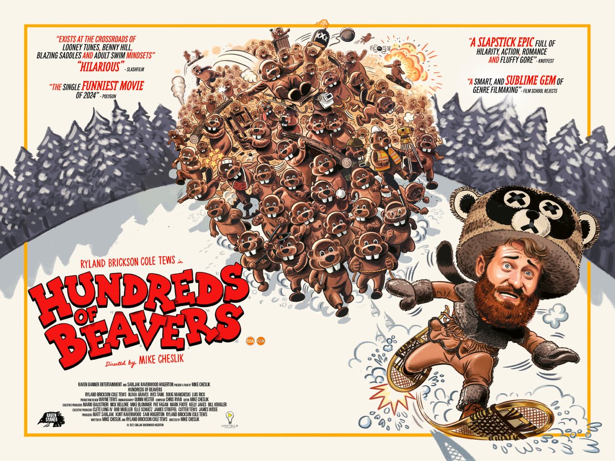 BoxOfficePulp's tweet image. The #podcast battles HUNDREDS OF BEAVERS! 🦫 From the creators of Lake Michigan Monster, @MikeCheslik  brings a wild mix of live-action cartoon, silent film, and 16-bit farming sim. #FilmTwitter #IndieFilm #review @Lightbulb_Films @beaversfilm 
LISTEN: zencastr.com/z/HQcDieFc