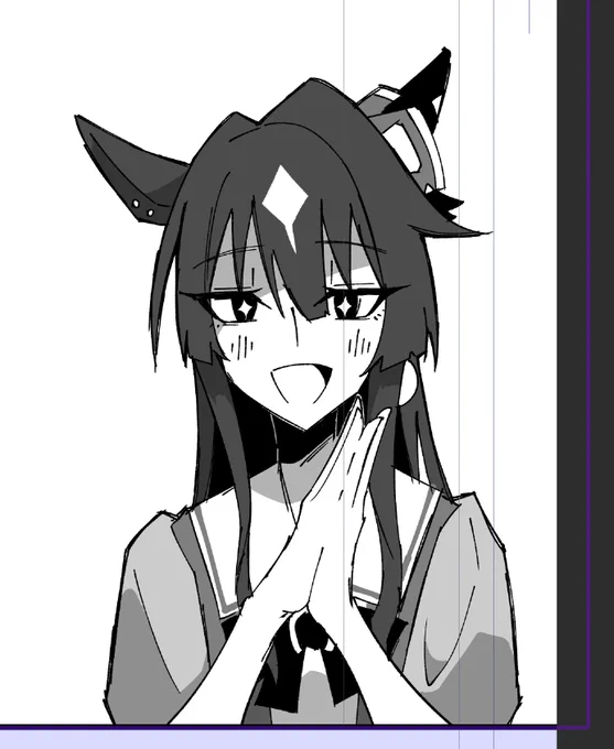 初描きヴィルシーナ姉さん 
