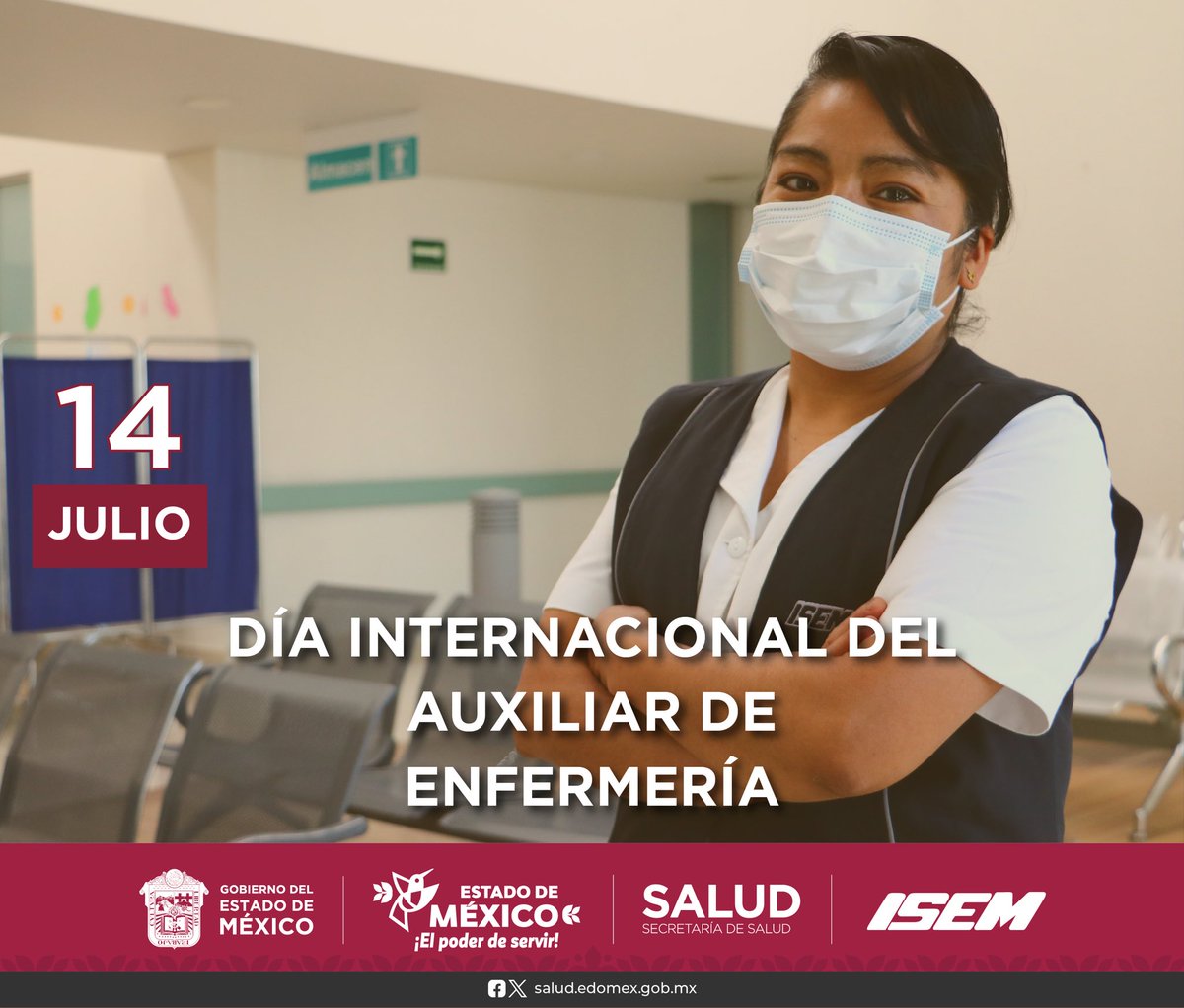 SaludEdomex's tweet photo. #14DeJulio | Destacamos la labor y dedicación de estos profesionales de la salud en el cuidado y atención durante la hospitalización y recuperación de pacientes.
#PrevenirEsSalud https://t.co/naFbIkkNPJ