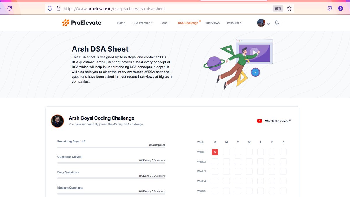 shradhacg's tweet image. Hello Everyone I'm excited to start the 45 days dsa challenge #CrackYourInternship #CrackYourPlacement