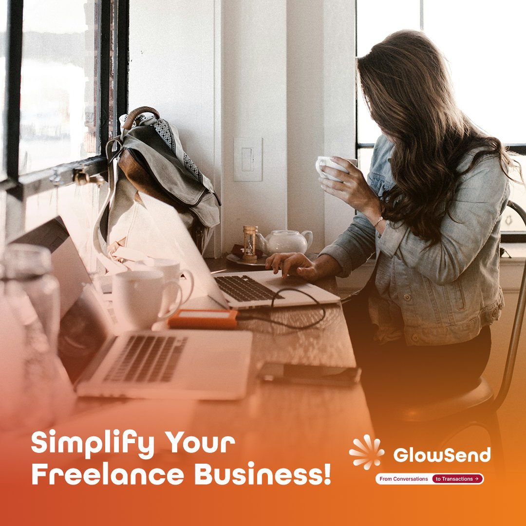 glow_send's tweet photo. Freelancers, handle contracts, payments, and client interactions with ease using GlowSend on WhatsApp. Take your freelancing to the next level! 📈

#GlowSend #WhatsApp #digitalsolution #chatbusiness https://t.co/ZmXMYvFkWd