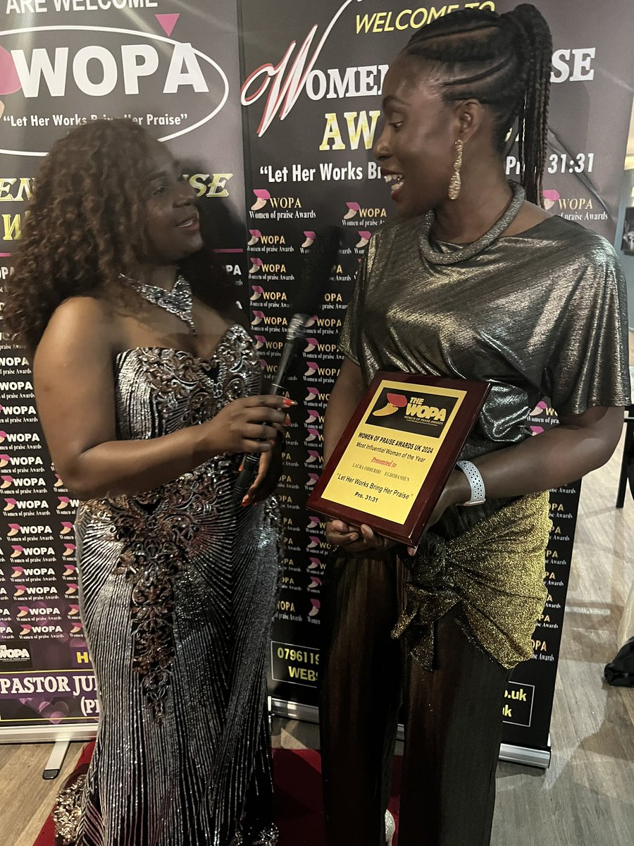BMSNinfo's tweet photo. Congratulations to our founder for receiving the Influential Woman of the year award on the 13th anniversary of the Woman of the Praise awards (WOPA) held at the Hilton London. #diversewomeninscience #scientificleadership #WOPA2024 awards https://t.co/zu6rPTEAXr
