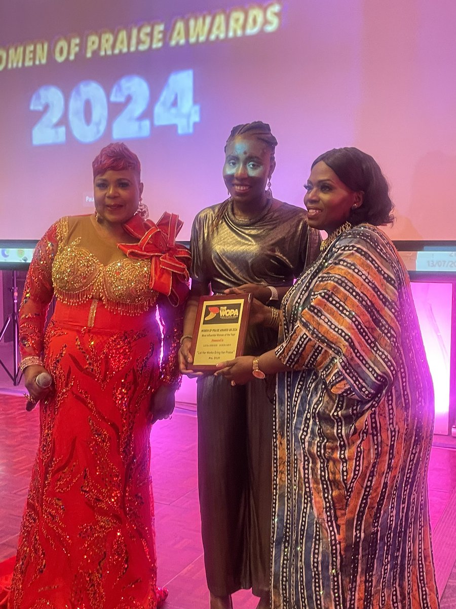 BMSNinfo's tweet photo. Congratulations to our founder for receiving the Influential Woman of the year award on the 13th anniversary of the Woman of the Praise awards (WOPA) held at the Hilton London. #diversewomeninscience #scientificleadership #WOPA2024 awards https://t.co/zu6rPTEAXr