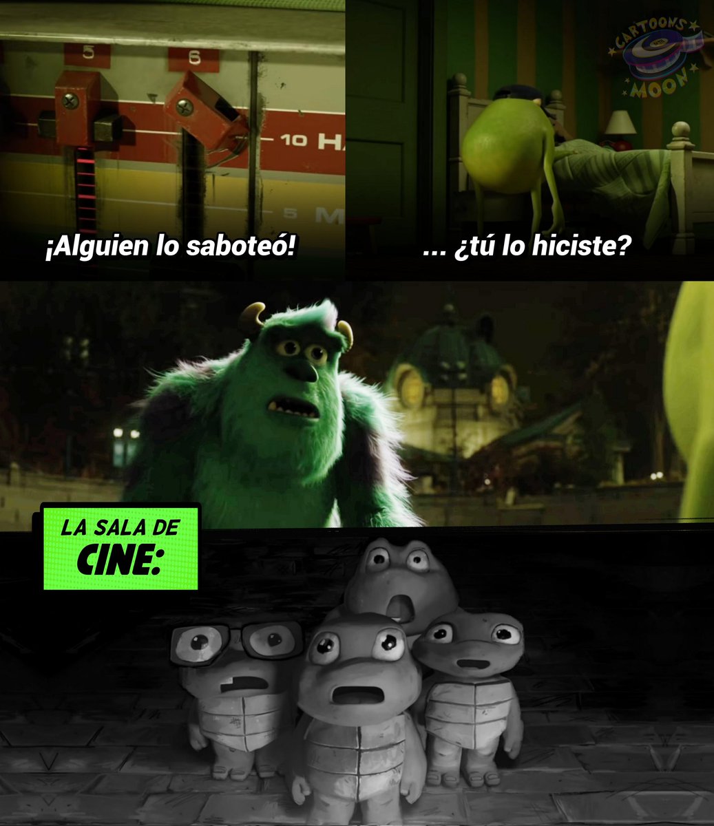 CartoonsOTMoon's tweet photo. En su época, Monsters University tuvo un buen giro de trama https://t.co/a99qFyRP8i