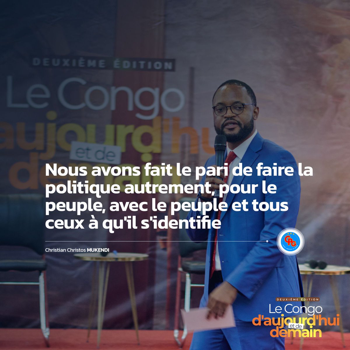 ChristosMuk's tweet photo. C'est dans l'unité que nous serons imbattables eloba nango @cpgrdc dans son hymne "L’Appel du Drapeau".

L'unité dans la contradiction en se mettant préalablement d'accord sur notre destin partagé et discuter ensuite des moyens d'y conduire notre nation. 

La notion de continuité de l’État continuera à être vague pour les gestionnaires de la chose publique tant que nous n'aurons pas su ressusciter le rêve de nos pères fondateurs qui a motivé leur lutte pour l’avènement d'un Congo Prospère et Grand. 

La Patrie ou la Mort ✊️