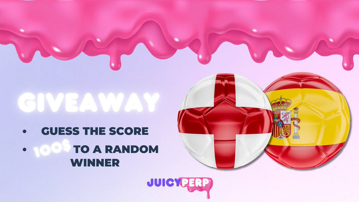 Guess today's England vs. Spain final score

We are giving 100$ to a random winner

Comment exact score below, like &amp; RT