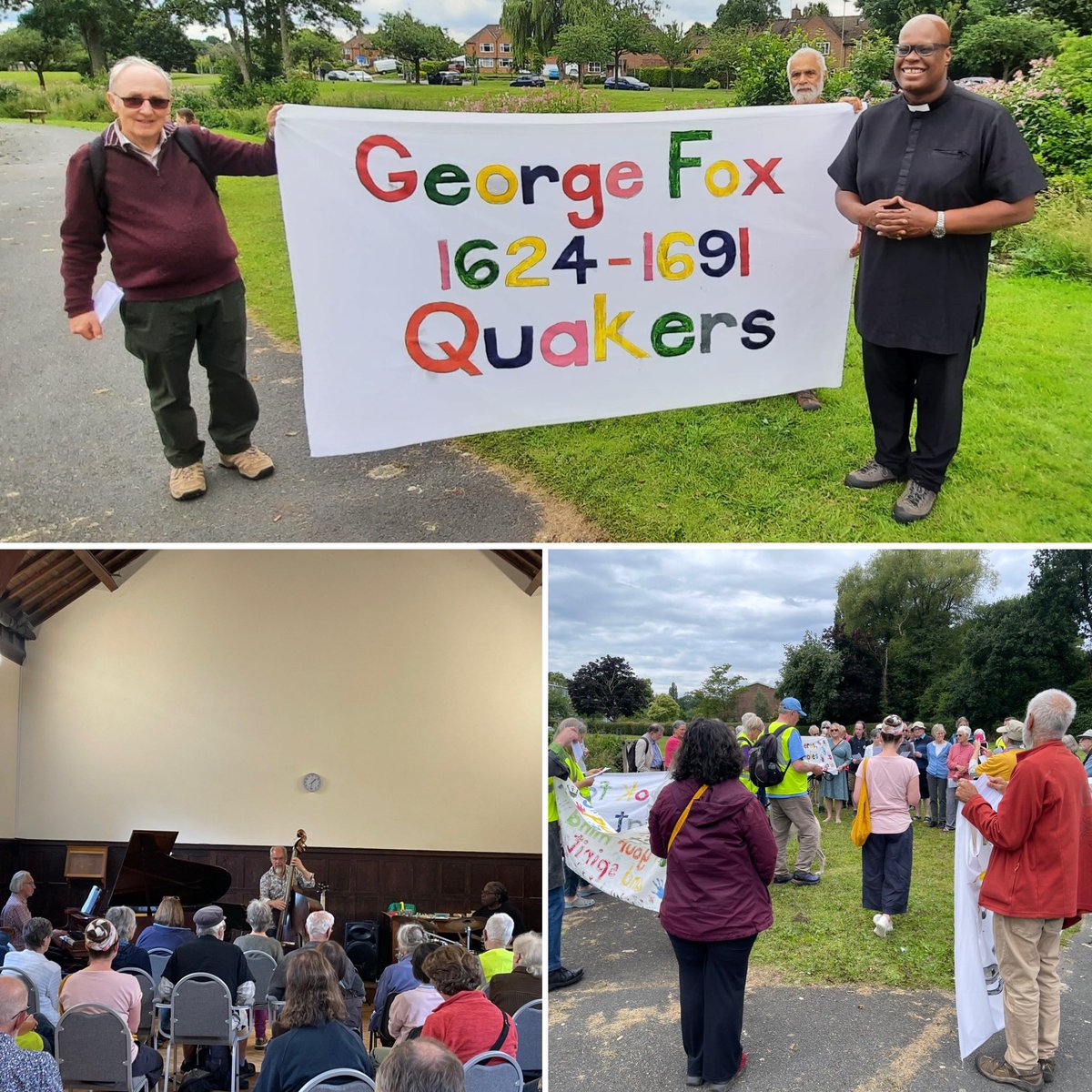 Celebrating 400 year anniversary of the birth of George Fox with the <a href="/BritishQuakers/">Quakers in Britain</a> in Bournville, Birmingham. “Be still and cool on mind and spirit” ~ George Fox #Quakers #ChurchesTogether