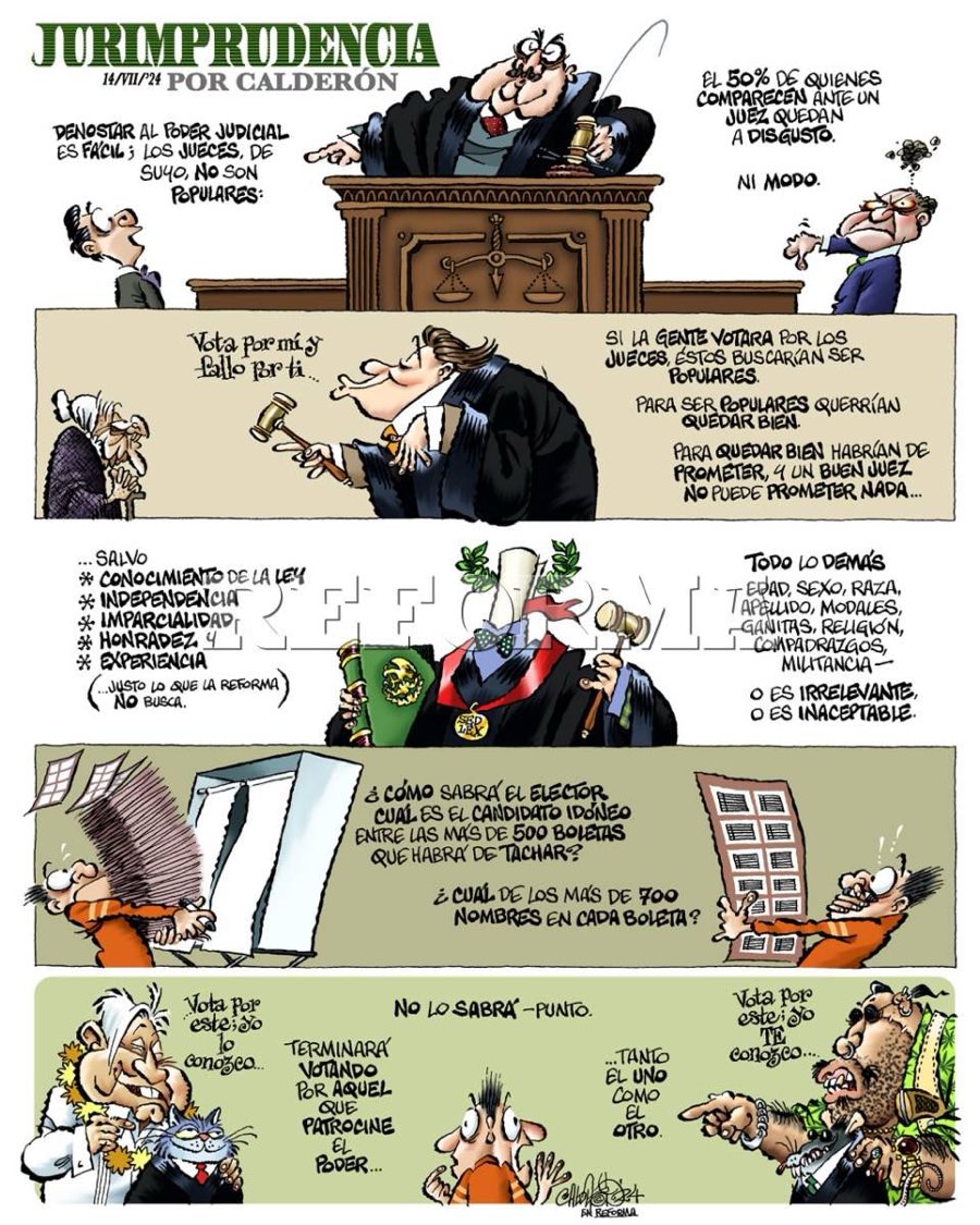 SocCivilMx's tweet photo. NO ES CON JUECES Y MAGISTRADOS POR VOTO POPULAR 

#NoALaReformaAlPoderJudicial https://t.co/VVaWx4g5NY