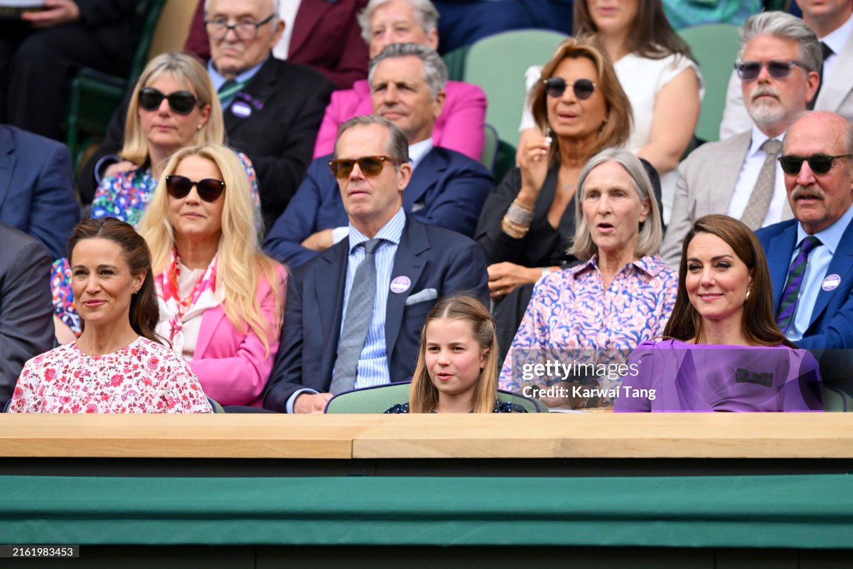 Islablonde's tweet photo. My #Swedish heritage side gets excited to see Stefan Edberg, Swedish Tennis legend in the Royal box, to the right, one row removed behind the #PrincessofWales #CatherinePrincessOfWales
#Wimbledon https://t.co/fGtr8xShE9