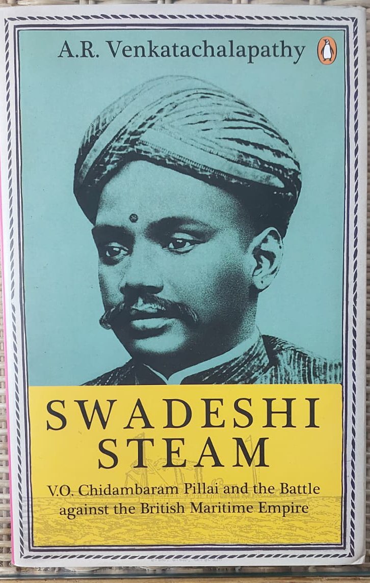 Jairam_Ramesh's tweet photo. The eminent social, cultural, and intellectual  historian of Tamil Nadu A.R. Venkatachalapathy - who has already produced some classics - now adds to this list his biography of V.O. Chidambaram Pillai.

VOC as he came to be known launched the Swadeshi Steam Navigation Company in 1906 to challenge the might of the British maritime empire. One of his greatest champions was Subramania Bharati, who had earlier in the year started his weekly called India. VOC's company ultimately failed but undoubtedly it is a very significant landmark in the evolution of Indian enterprise and entrepreneurship.

The biography of VOC, who was a strong supporter of Bal Gangadhar Tilak and later Periyar, is based on some four decades of archival research around the world. It is a panoramic narrative that combines deep scholarship with a very lively writing style. 

In 2011 the Tuticorin Port Trust was named after V.O. Chidambaranar and is now known as the V.O.C. Port Authority.