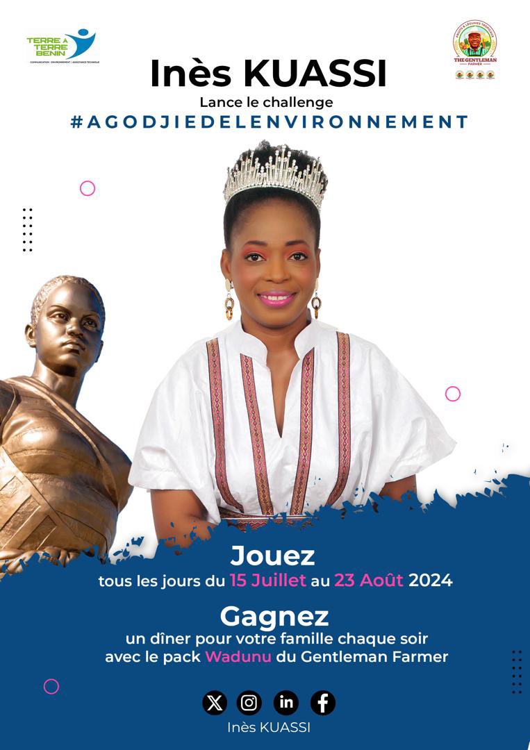 KuassiNanga's tweet photo. J’offre 1 dîner à une famille chaque soir à partir de lundi prochain pendant 40 jours🥳 Chaque jour dès 7h, je ferai un post présentant l’action à mener. Il faudra faire 1 post vous montrant en train de réaliser l’action, me taguer et utiliser le #AgodjieDeLEnvironnement https://t.co/mf20haTypy