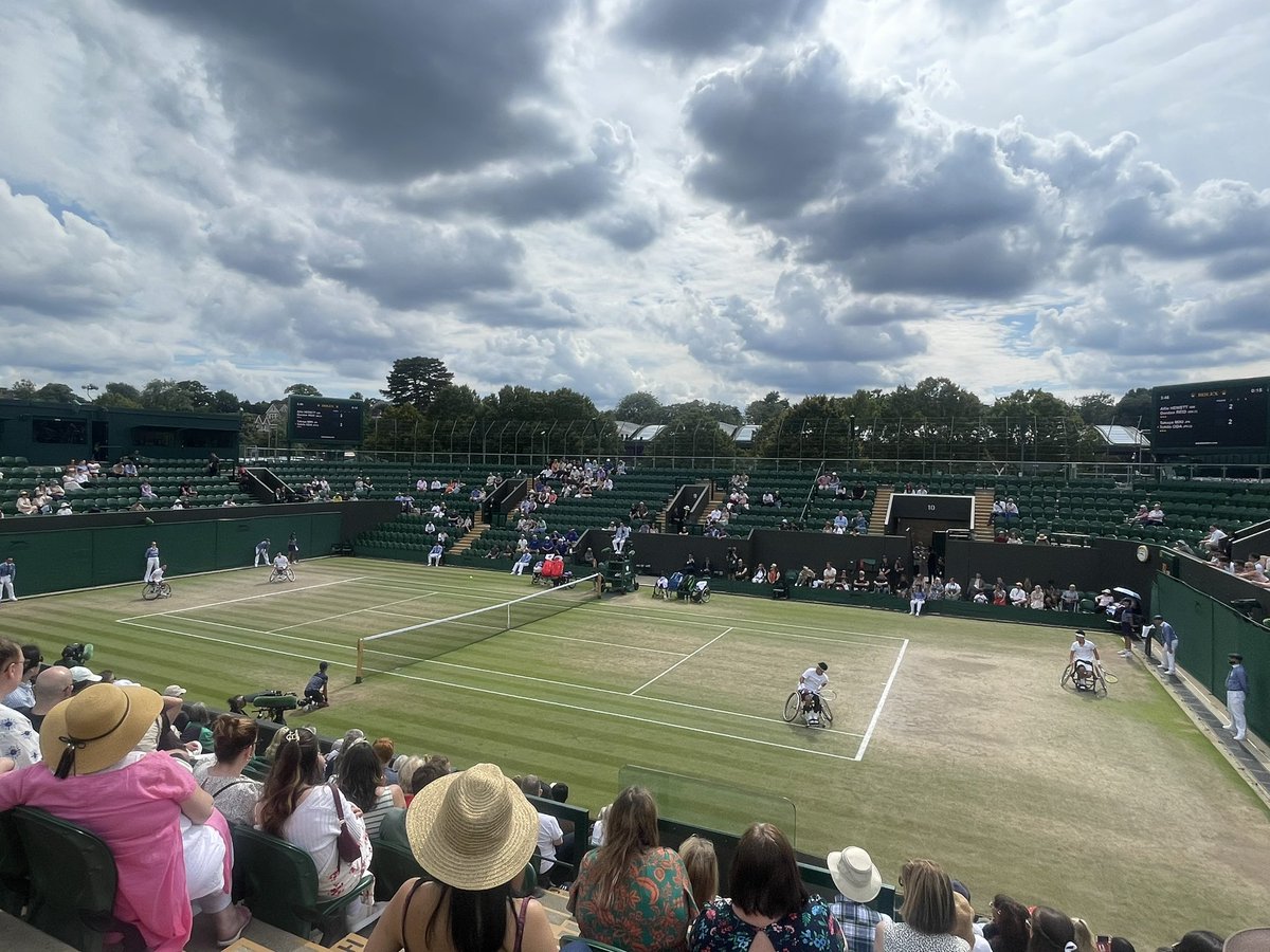 Alice_Maguire's tweet photo. Come on Gordon  💪🏻 🎾 @GordonReid91 #Wimbledon2024 #Wimbledon https://t.co/8ame3zsakf