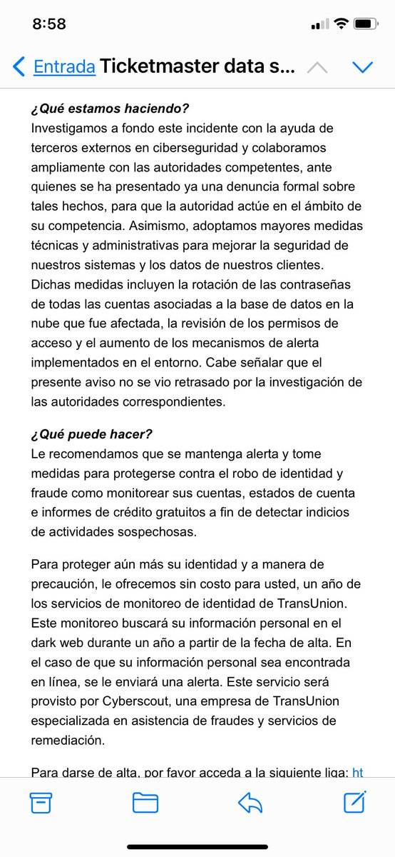 KaryCronopilla's tweet photo. Realy @Ticketmaster_Me … 
@Profeco y luego ?? https://t.co/T23aShN7YY