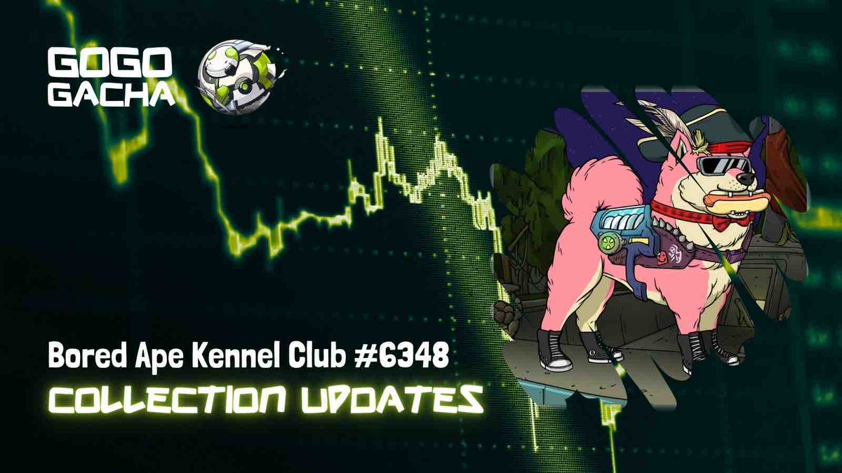 🚨Update Alert! 

🔔The Bored Ape Kennel Club collection, NFT #6348 by @boredapeyc

Changes over the last 30 days:
🔸 Volume: $825K
📈 Change: - 40%

Changes over the last 7 days:
🔸 Volume: $51.9K
📈 Change: - 49.2%

F-Gacha collection - 5 secret-stash.io/collection/371