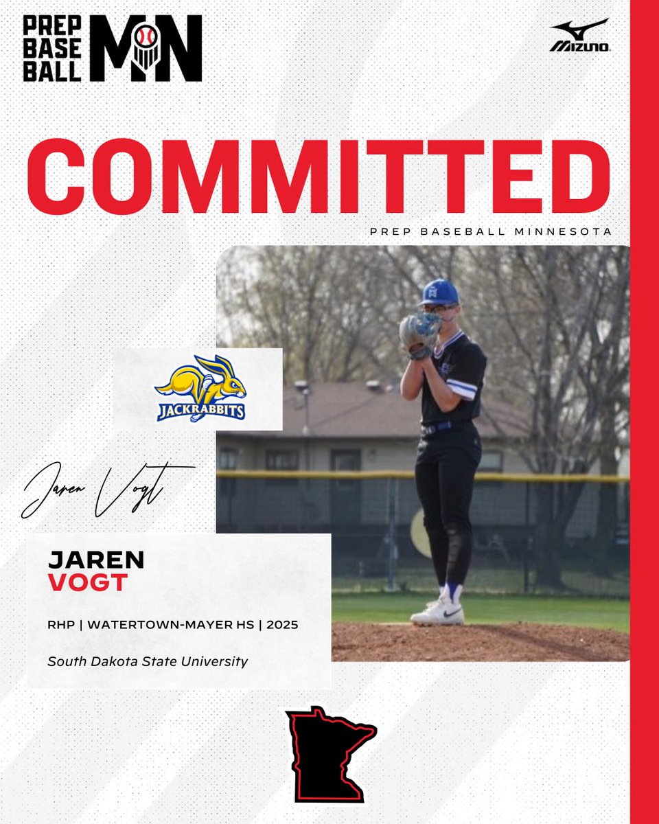 Prep Baseball Minnesota (@prepbaseballmn) on Twitter photo ๐๐๐จ๐ฆ๐ฆ๐ข๐ญ๐ฆ๐๐ง๐ญ ๐๐๐ญ๐๐ก๐
Jaren Vogt (2025, RHP, <a href="/WMBaseball1/">Watertown-Mayer Royals Baseball</a>) commits to South Dakota State University.
๐ค loom.ly/LCFcAWo
<a href="/jaren_vogt/">Jaren Vogt</a> โ๏ธ <a href="/GoJacksBaseball/">Jackrabbit Baseball</a> ๐๐๐จ๐ฆ๐ฆ๐ข๐ญ๐ฆ๐๐ง๐ญ ๐๐๐ญ๐๐ก๐
Jaren Vogt (2025, RHP, <a href="/WMBaseball1/">Watertown-Mayer Royals Baseball</a>) commits to South Dakota State University.
๐ค loom.ly/LCFcAWo
<a href="/jaren_vogt/">Jaren Vogt</a> โ๏ธ <a href="/GoJacksBaseball/">Jackrabbit Baseball</a>