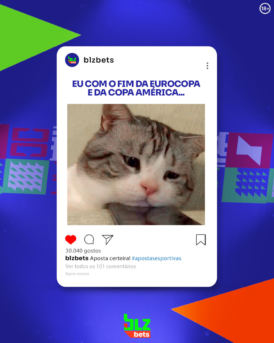 BLZBETS_'s tweet photo. Quando a Eurocopa e a Copa América Acabam... 😢⚽ 🏆

E agora? Como lidar com esse vazio pós-torneios?

A adrenalina dos jogos, as torcidas vibrando, e aquela rotina de acompanhar cada partida...

Acabou tudo tão rápido!  

#BLZbets #EuroCopa #CopaAmérica #ApostasEsportivas https://t.co/X6ml0jeIhV