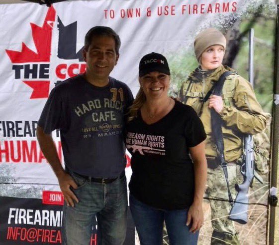 Gogohuffy's tweet photo. Canada’s NRA, CCFR was caught giving illegal gift$ to conservative politicians 

Poilievre lieutenant @PierrePaulHus is working with gun gang leader Tracey Wilson for easy access to the AR-15 + 1500 variants 

+ radical 🇺🇸 open carry shoot first gun laws

#cdnpoli #DisarmTracey https://t.co/Vd4XEJkXZO