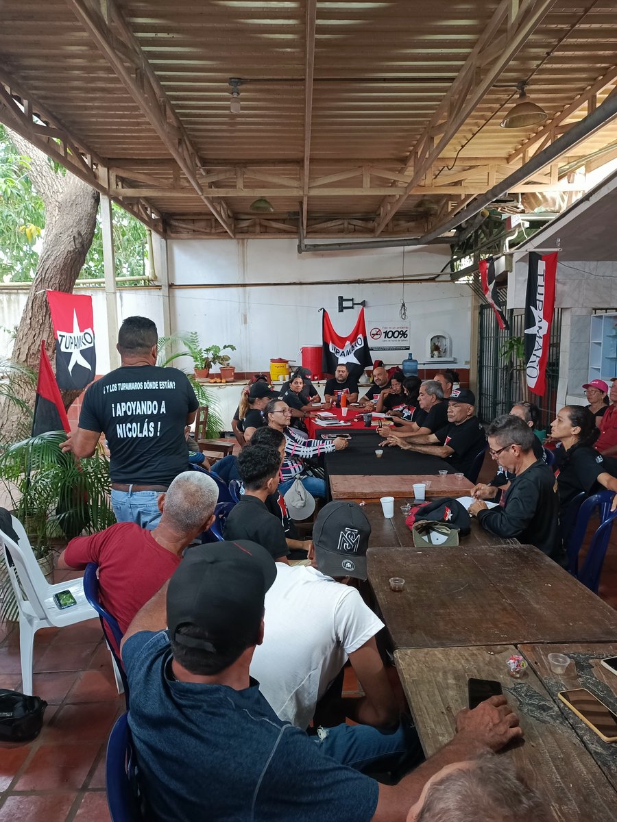 Y los TUPAMAROS donde están? 
Apoyando a Nicolás ! 
Así Se da inicio a la reunión de la Dirección Regional Ampliada del Edo. Nueva Esparta. 
Para afinar estrategias camino al 28J. 

<a href="/NicolasMaduro/">Nicolás Maduro</a> 
<a href="/WBenavides_MRT/">Williams Benavides</a> 
<a href="/Tupa_Esteban/">Esteban Fernández</a> 
<a href="/TupamaroMRT_/">Movimiento Revolucionario TUPAMARO Vzla.</a> 
<a href="/OrienteMRT_/">Bloque_OrienteMRT</a> 

#TupamaroConNico