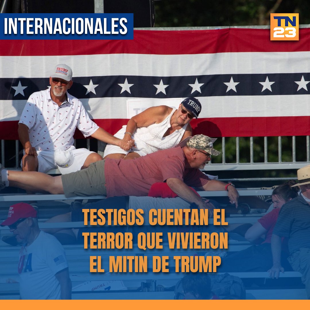 TN23NOTICIAS's tweet image. Un #testigo del #mitin, relató cómo un hombre que estaba a su lado #murió de un #disparo en la cabeza 😥➡ bit.ly/465mkPt