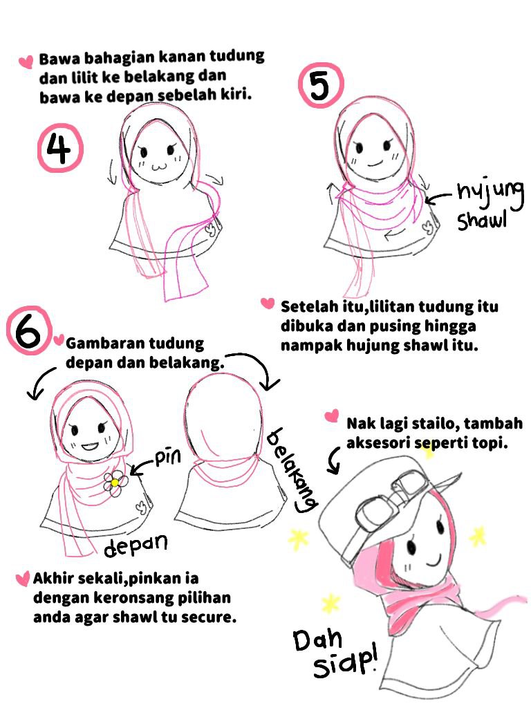 mypinklily's tweet photo. Hari ni, saya agak rajin dan buat tutorial tudung Yaya😆. Ini sekadar teori sis ya. Dah cuba td, cuma inner tudung tu xda so 🤭. Kalau ada yg nak cuba,selamat mencuba! Fightingg🌸.
#yaya #flywithyaya #BoBoiBoy https://t.co/xDg1SJ5QTF