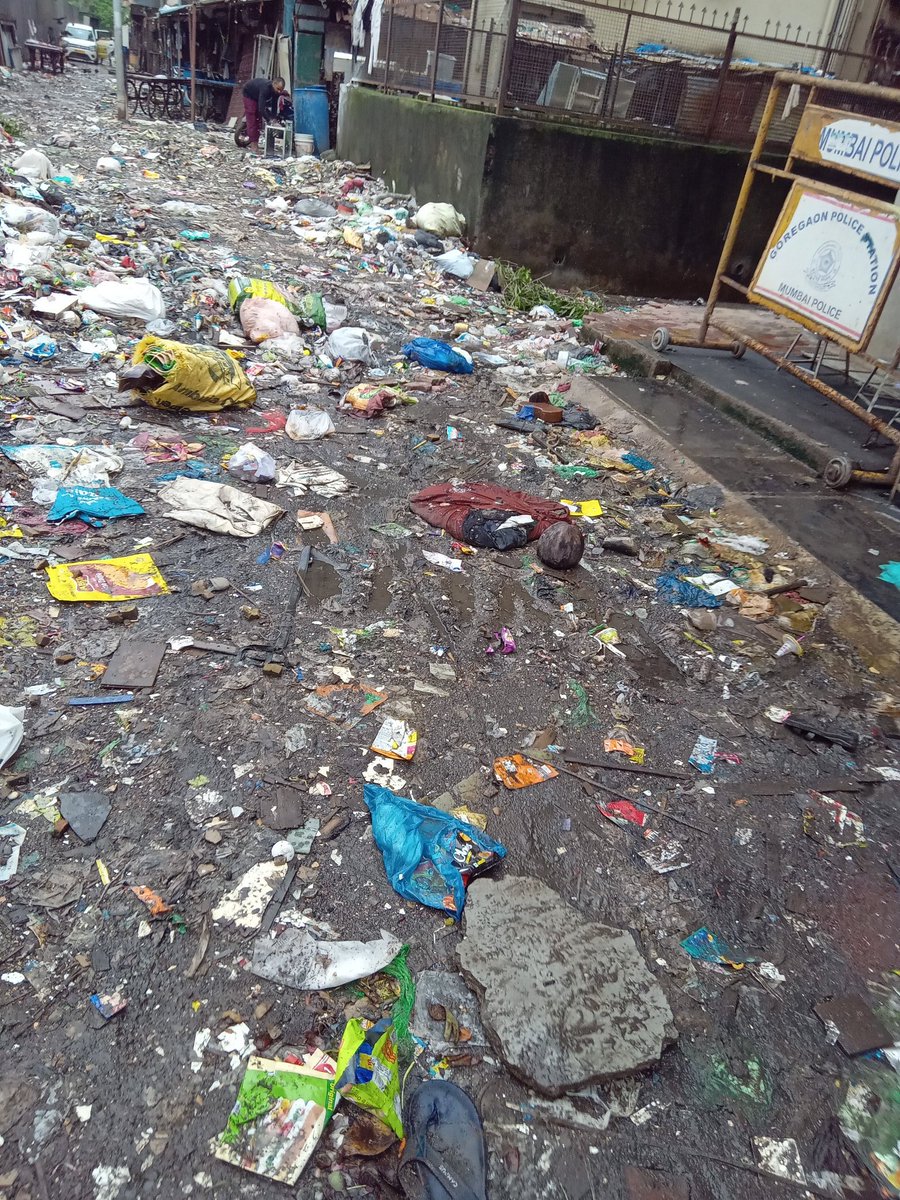 Dear sir 
Last 1 month no  one cleaning this garbage in this area we have complined concern person but no action taken so requesting clear this garbage because viral fever spreading 
Awaiting for your response