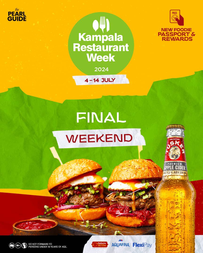 MaamaKampala21's tweet photo. The last day of Kampala Restaurant Week is here. Gather your loved ones and enjoy a memorable meal at a special price served with Aquafina or Tusker Cider.
#KlaRestaurantWeek
All restaurants & menus: https://t.co/1Rws6jU2mj https://t.co/lh6yxr8ooy