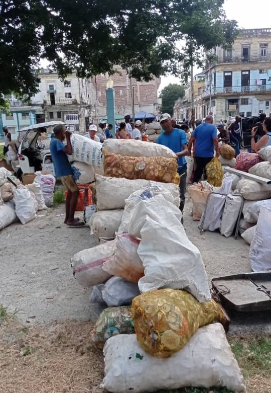 GHNordelo5's tweet photo. Ya se va haciendo costumbre, los fines de semana, en barrios de toda #Cuba, nuestro pueblo recicla, con #GER y los #CDRCuba #MiBarrioRecicla https://t.co/hcWn6FDo8Z