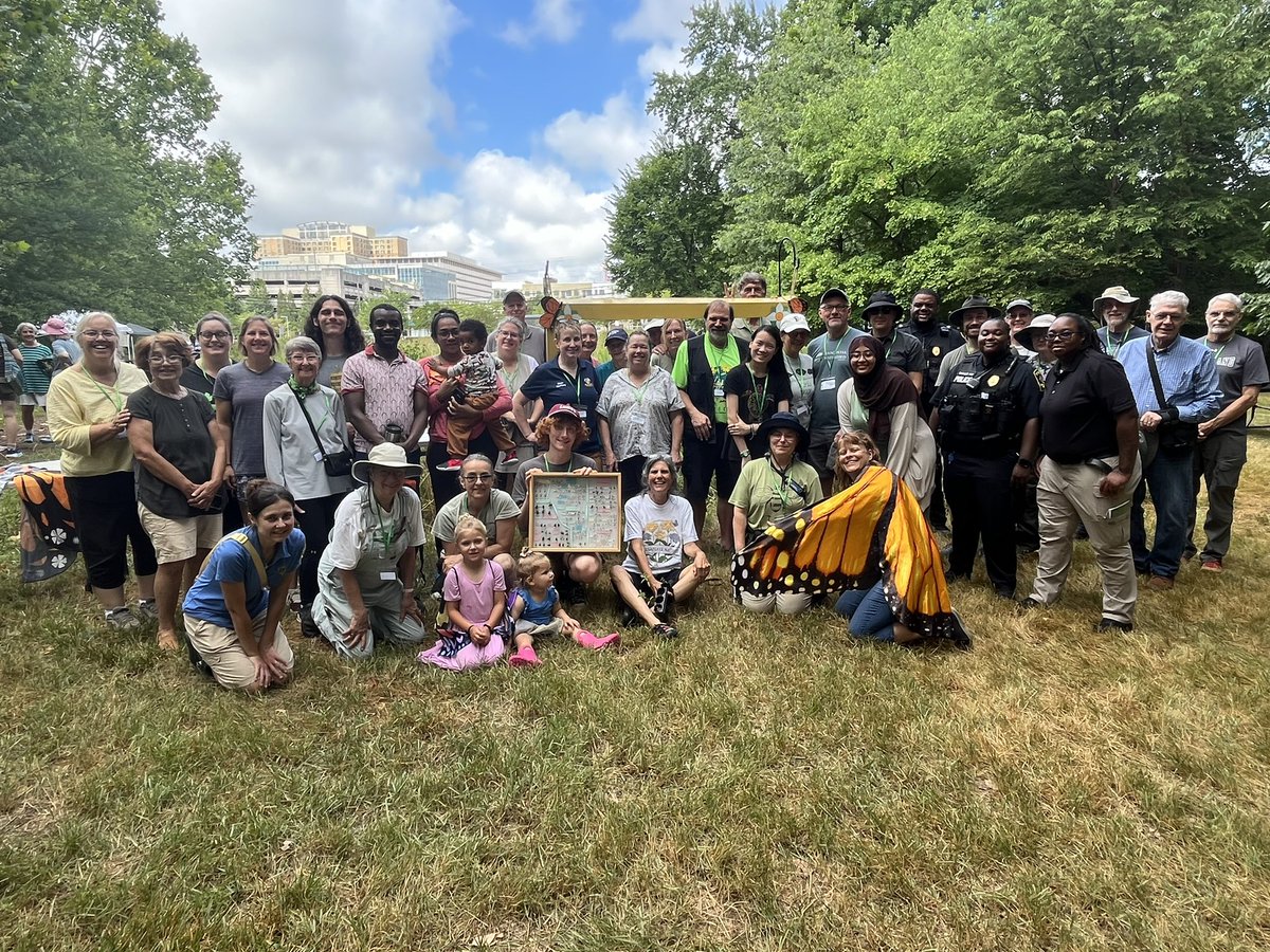 WDCGardener's tweet photo. I enjoyed visiting the meadow day at @universitypark_md yesterday. Great turnout and gif to meet Mayor Morrissey who js also a Master Gardener and Council Member Dubayah who has provided essential support for the Meadow and UP Meadow Day. #gardendc #dmv #pgco #universitypark https://t.co/b4Lz6BHyrO