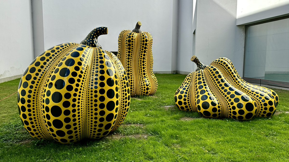 Exposition de l’artiste contemporaine japonaise Yayoi Kusama, à la Fondation Serralves, à #Porto #art #yayoikusama #serralvesmuseum #Portugal