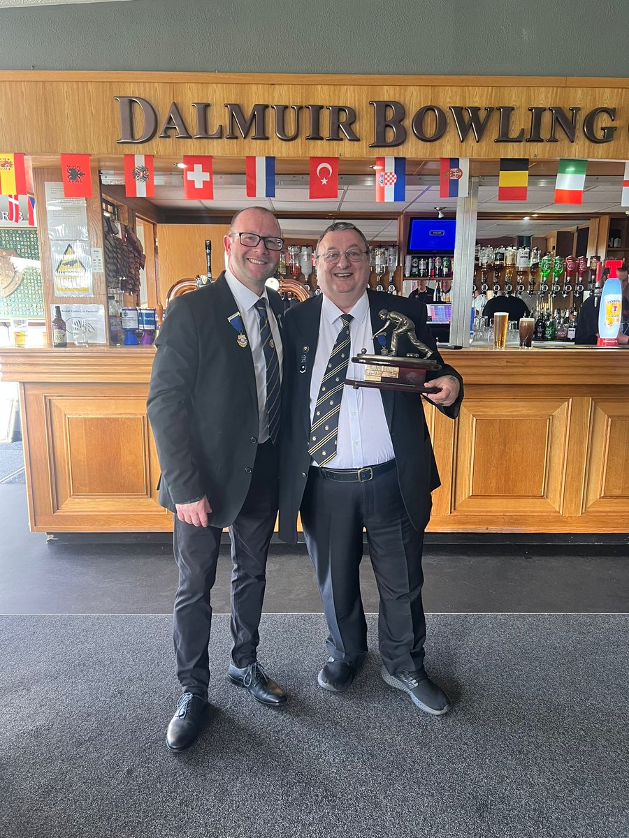 2 presidents together, Dalmuir bowling club top 5 winners 🏆.