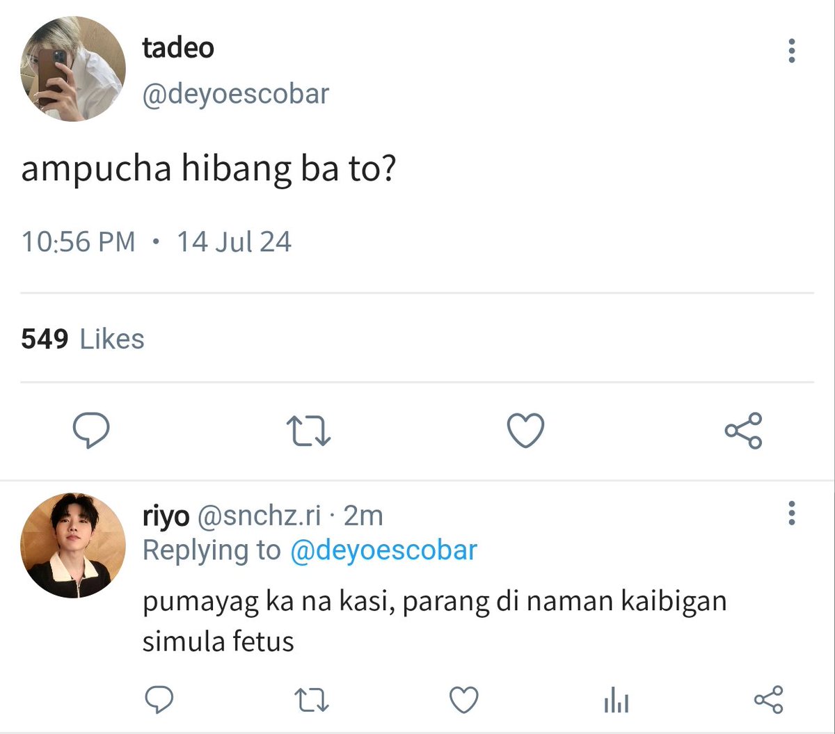 4kyuto's tweet photo. magpapakasal lang tayo as friends!
a #harukyu filo au

dahil naniniwala si Riyo sa pamahiin ng pamilya at hindi rin siya makakakuha ng mana galing sa ina, wala siyang magagawa kundi magpakasal... sa bestfriend niyang si Tadeo? https://t.co/YJ8FylVQbC