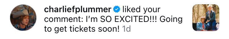 CPlummerNation's tweet photo. Hiiiiii @charliefplummer!

Get tickets for his new film National Anthem here! Opens in select cities and then nationwide in about a week or two! https://t.co/3MqeAHSbHL

#CharliesLatest https://t.co/WnbZdsVOPQ
